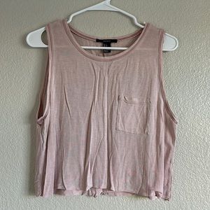 Small pink forever 21 tank top